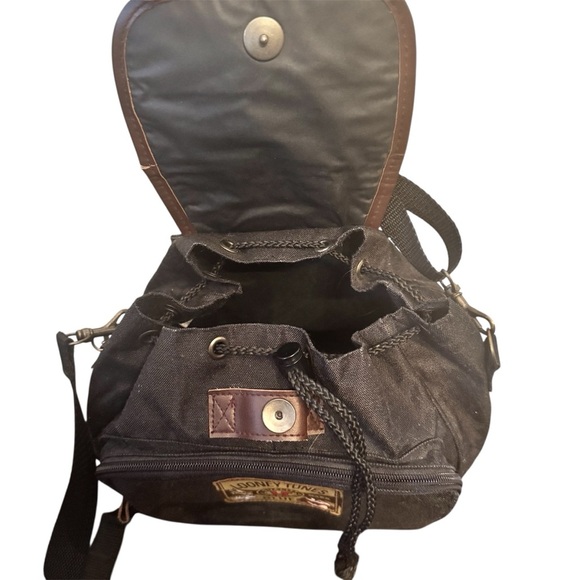 Vintage Looney Tunes Warner Brothers bugs bunny taz 90’s backpack crossbody bag - Picture 5 of 6